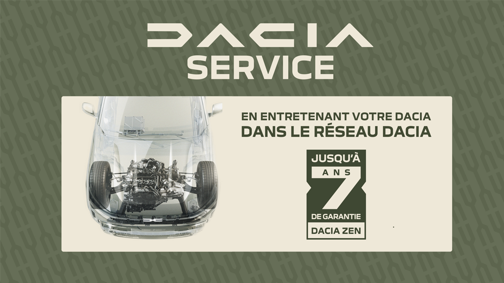 Restez serein plus longtemps avec Dacia Zen